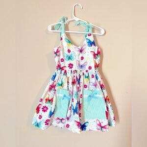 Handmade butterfly dress
